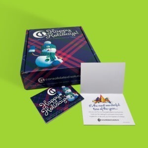 Custom Engineered Packaging for Consolidated Solutions Holiday Client Gifts