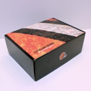 Outside of the custom engineered and designed box that was designed to present the teams tickets to the season ticket holders - Portfolio