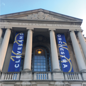 Project Portfolio on corporate signage with the Cleveland Orchestra