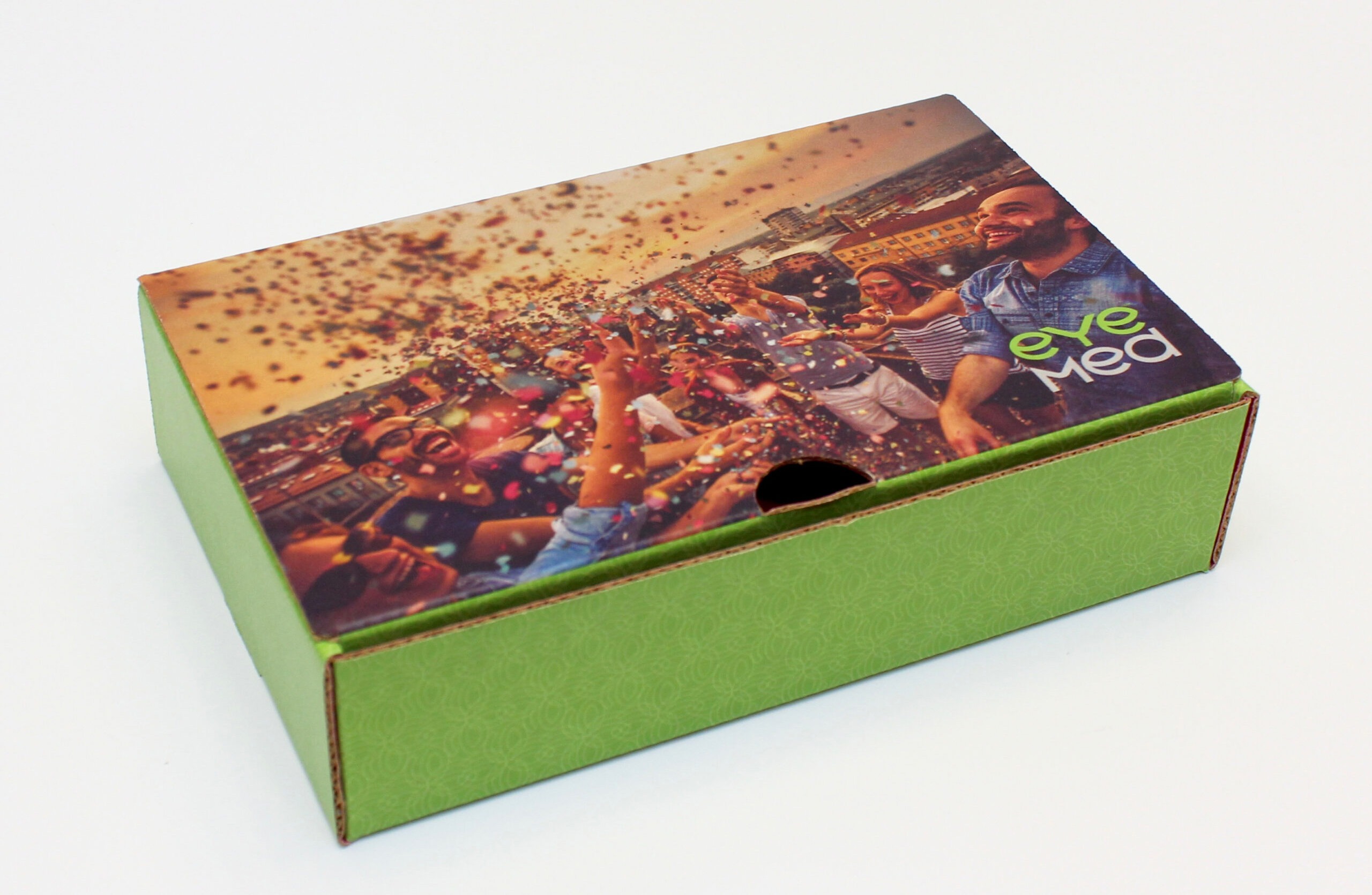 Outside of the Appreciation Box that was provided to their Clients - portfolio packaging