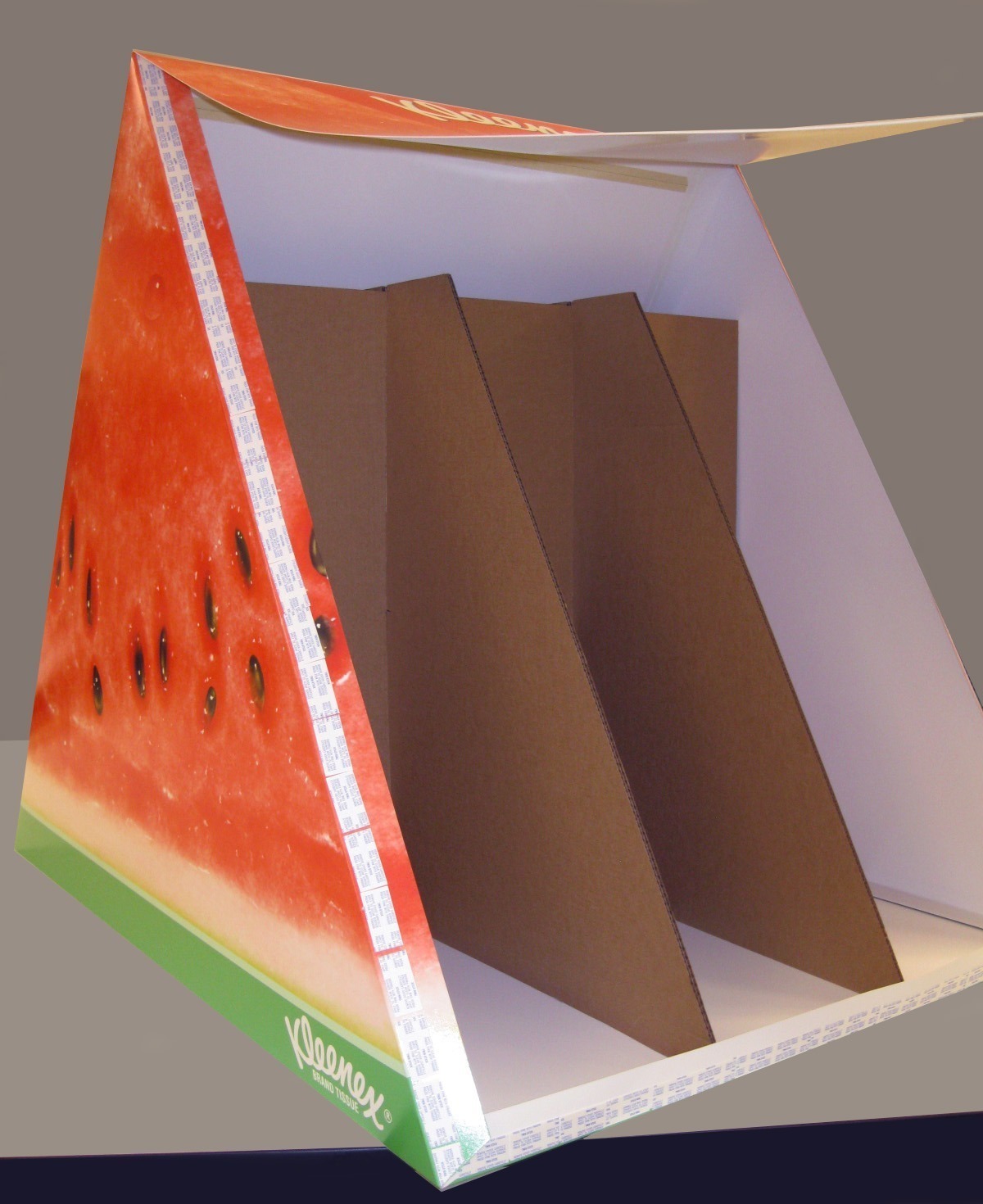 custom engineered packaging for Kleenex