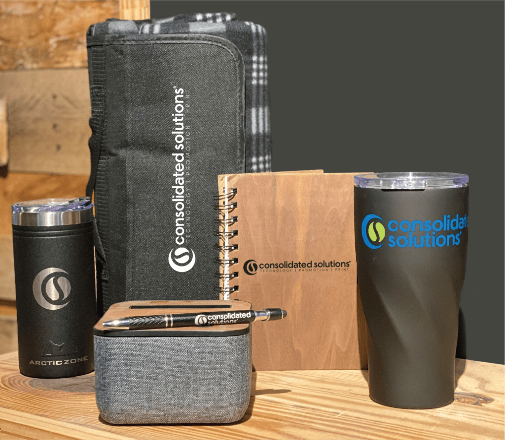 Promotional marketing items for Consolidated Solutions
