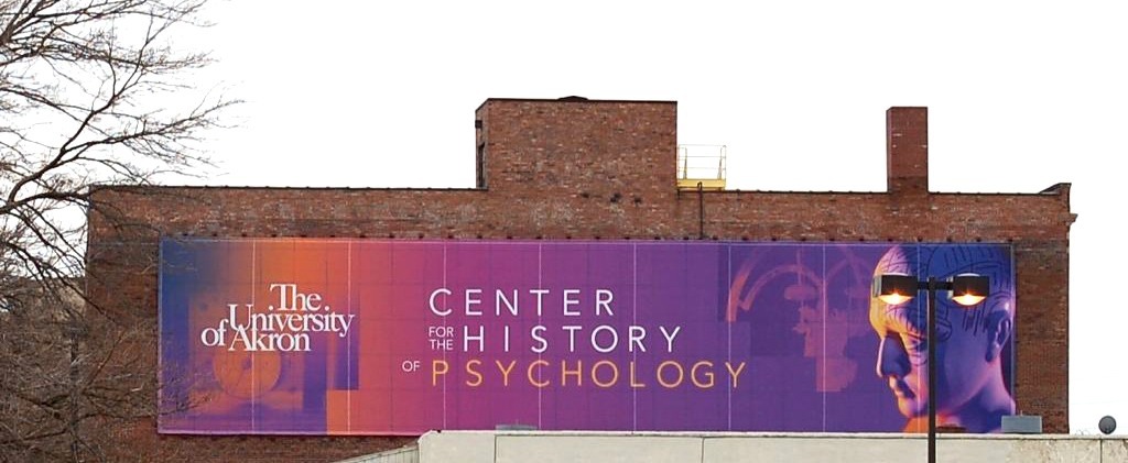 University of Akron Center for the History of Psychology - printed and installed - Portfolio corporate signage